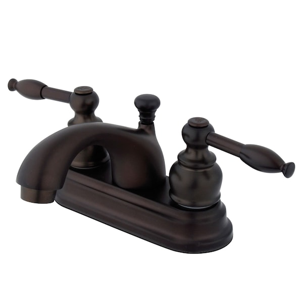4" Centerset Bathroom Faucet, Oil Rubbed Bronze